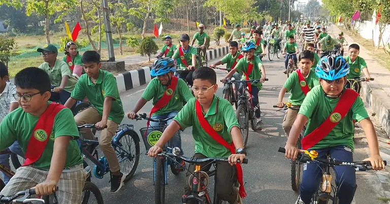 স্বাধীনতা দিবসে কুমিল্লায় সাইকেল র্যালি